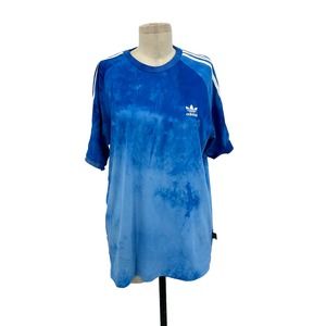 Adidas x Pharrell Williams Hu Holi Tie Dye Blue Tee Shirt Men's Size Medium